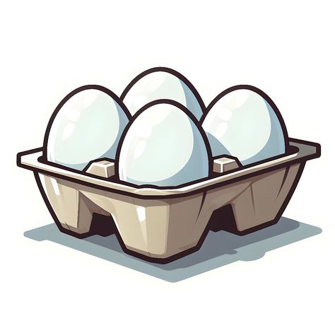 Egg Carton Drawing, Healthy Food Activities For Preschool, Egg Drawing, Eggs Illustration, Egg Cartoon, Egg Clipart, Desserts Drawing, Glass Photography, Art Sketches Doodles