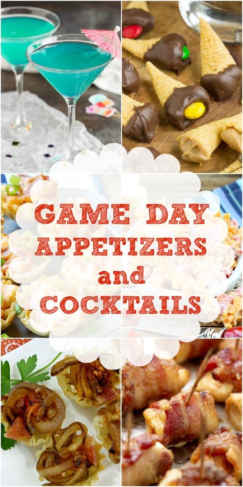 Fun Appetizers and Cocktails for Game Day, tailgating, watch parties, and potlucks. Start the football season off right with these fan favorites #gameday #recipes #football #superbowl #tailgating #food Game Day Cocktails, Tailgate Drinks, Gameday Recipes, Fun Appetizers, Recipes For Appetizers, Football Appetizers, Yummy Fall Recipes, Game Day Appetizers, Tailgating Recipes