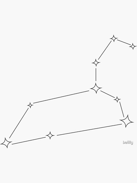 Leo Constellation Drawing, Leo Constellation Tattoo Stars, Constellation Tattoo Leo, Leo Star Sign Tattoo, Leo Starsign, Leo Star Constellation, Leo Zodiac Constellation, Constellation Drawing, Leo Constellation Tattoo