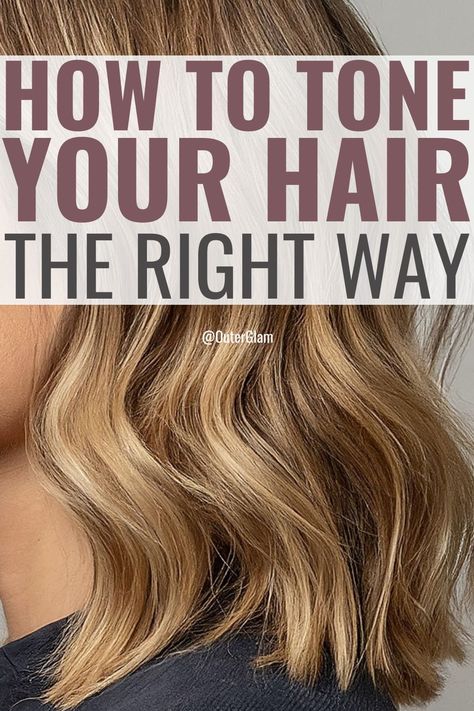 Whether you're battling brassiness or aiming for a subtle shade shift, mastering the art of hair toning is essential. If you want to achieve salon-worthy results and maintain your hair's vibrancy, this article is your ultimate guide. Learn the step-by-step process for toning your hair like a pro, from choosing the right toner to application techniques that ensure beautiful, balanced color. How To Color Correct Hair At Home, Root Smudge Blonde Formula Wella, Foiling Your Own Hair At Home, Hair Toner Chart, Toner Brunette Hair, Brown Toner For Hair, Toner For Caramel Highlights, Toner On Brown Hair Before And After, Toner To Darken Highlights