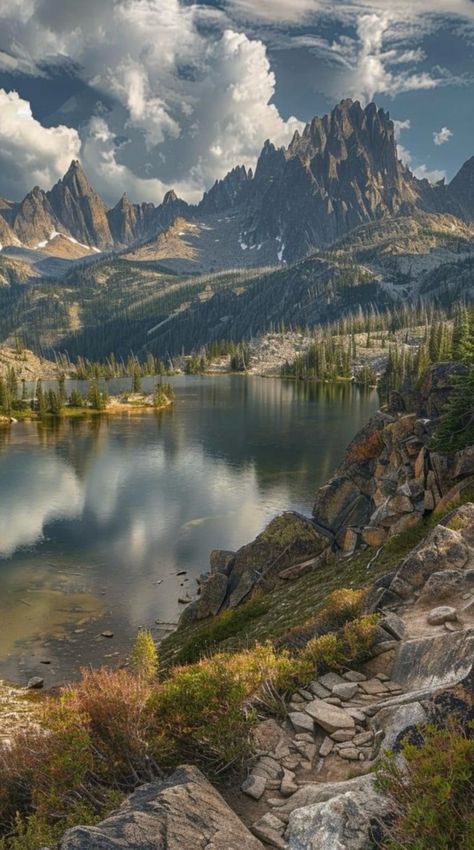 Untitled Sawtooth Mountains Idaho, Sawtooth Mountains, Mountain Landscape Photography, Beautiful Nature Wallpaper Hd, Mammoth Lakes, Landscape Background, Beautiful Nature Wallpaper, Mountain Landscape, Nature Wallpaper