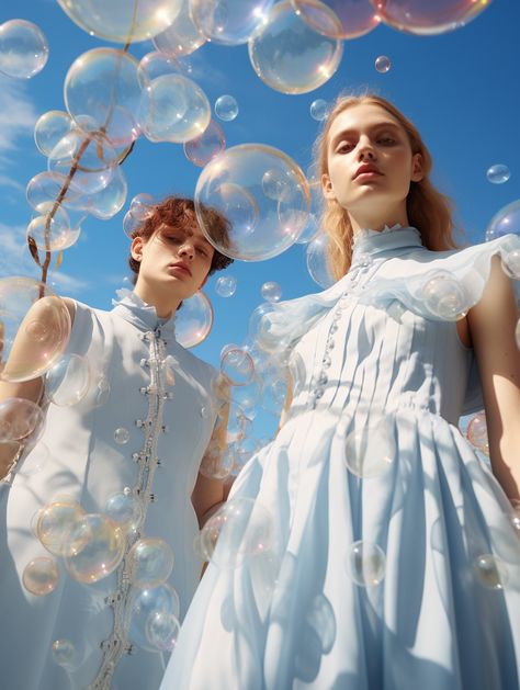 people with bubbles， surreal fashion photography #avatar #wallpaper #midjourney Dp Blast, Surreal Fashion, Avatar Wallpaper, Bubbles Photography, Soap Bubbles, Character Ideas, Surrealism, Fashion Photography, Avatar