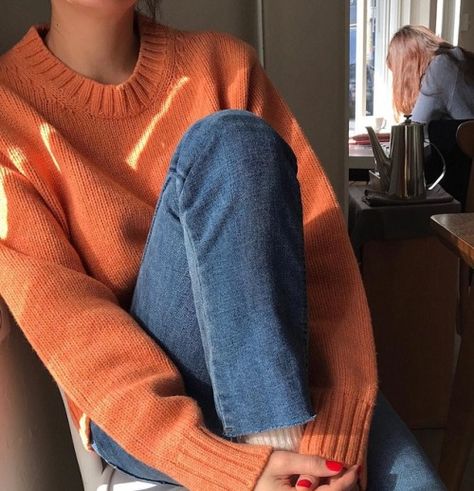 Orange Outfit, Moda Plus, 가을 패션, Looks Style, Mode Inspiration, Looks Vintage, Fall Winter Outfits, Fashion Killa, Look Fashion