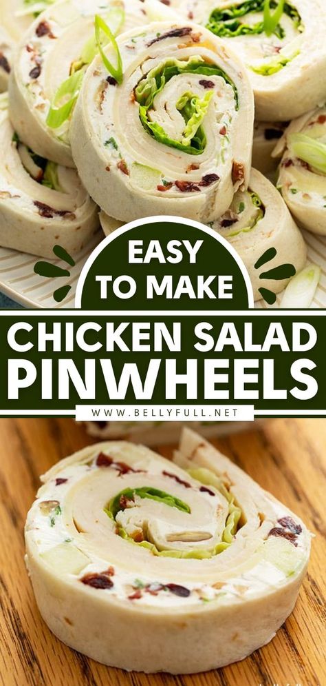 Chicken Salad Pinwheels, Chicken Salad Appetizer, 4th Of July Party Food, Easy Picnic Food, Pinwheel Sandwiches, Memorial Day Party, Pinwheel Appetizers, Pinwheel Recipes, Picnic Food