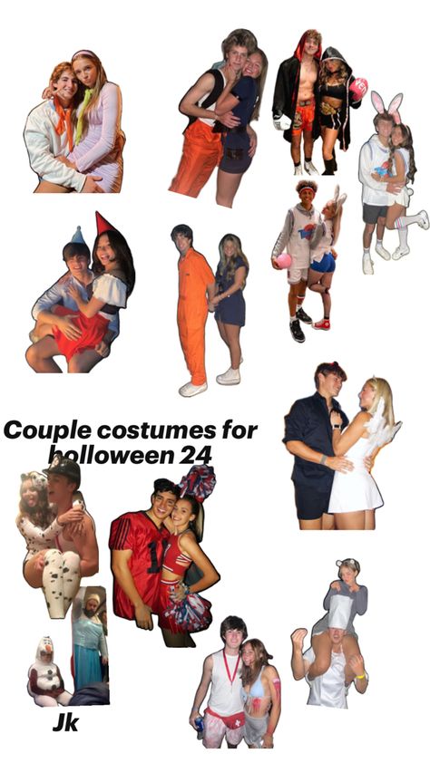 Trendy costumes for couples holloween Boyfriend Costumes Halloween Couples, Easy Cute Couples Halloween Costumes, Matching Hollowed Costumes Bf And Gf, Relationship Costumes, Basic Couple Costumes, College Couple Costumes, Trendy Costumes, College Couples, Cute Couples Costumes