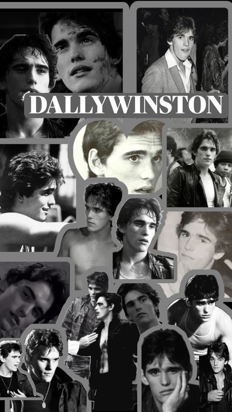 Matt Dillon The Outsiders, Dally Winston, Young Matt Dillon, The Outsiders Greasers, Dallas Winston, Matt Dillon, I Luv U, Movie Wallpapers, Crazy Love