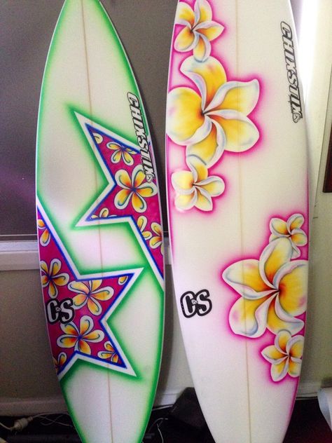 more frangipani boards Surfboard Painting, Beach Girl Aesthetic, Coconut Dream, Tropical Girl, Barbie Summer, Surfboard Art, Surfboard Design, Mermaid Aesthetic, Y2k Summer