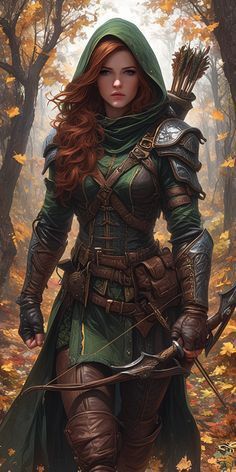 Elf Ranger Outfit, Elf Warrior Female Costume, Elven Ranger Female, Archer Outfit Female, Female Ranger Outfit, Wood Elf Ranger Female Dnd, Dnd Female Ranger, Elf Ranger Female Dnd, Dnd Ranger Outfit