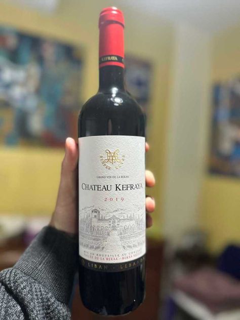 Review of Lebanese Wines: Château Kefraya Red 2019 Wine Chateau, Wine Names, Wine Grapes, Red Can, Premium Wine, Cabernet Sauvignon, Lebanon, Red Wine, Grapes