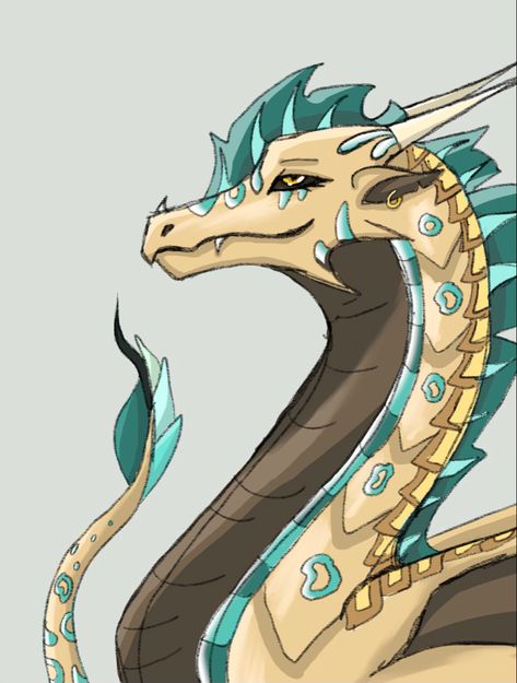 Seawing/Sandwing hybrid #Wof #Wingsoffire #Sandwing #Seawing #hybrid #dragons #OC Icewing Sandwing Hybrid, Sandwing Rainwing Hybrid, Sandwing Seawing Hybrid, Seawing Sandwing Hybrid, Seawing Wof, Sandwing Oc, Wof Hybrids, Dragon Head Drawing, Dragon Sketches