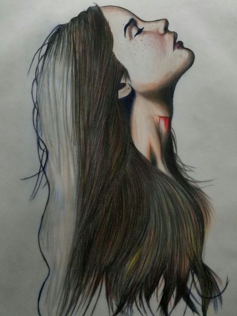 How To Draw Side Profile Looking Up, Woman Side Profile Drawing Sketch, Side Profile Portrait Painting, Drawing Hair Side Profile, Drawing Ideas Side Profile, Side Profile Sketch Woman, Easy Side Profile Drawings, Side Profile Woman Drawing, Sideprofileselfie Drawing