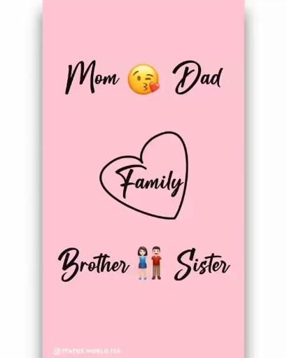 Family Video Status, Brother Sister Love Status, Brother Video, Family Status, Love Parents Quotes, I Love My Parents, Sister Love Quotes, Father And Daughter Love, Love U Mom