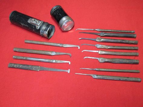 Halfling Rogue, Old Lock, Lock Pick Set, Lock Picking, Safe Door, Lock Pick, Door Chest, Victorian Interiors, Fishing Knots