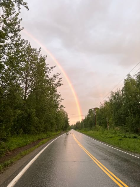 Rain Summer Aesthetic, Rain And Rainbow Aesthetic, Rainbow In Rain, Rainbow Weather Aesthetic, Rainbow Clouds Aesthetic, Sunny Rain Aesthetic, Nature Widgets, Sophiecore Aesthetic, Summer Rain Aesthetic