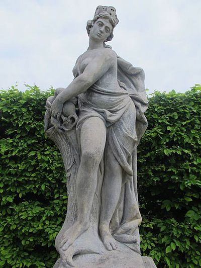 For more about the Greek goddess GAIA and GEOLOGY, see the blog post. Greek Goddess Gaia, Greek Mythology Statue, Gaia Goddess, Goddess Symbols, Ancient Greek Sculpture, Classical Mythology, Greek Statues, Roman Sculpture, Earth Goddess