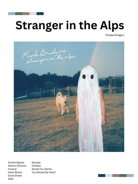 #strangerinthealps #phoebebridgers #albumposter #aesthetic #roomdecor Stranger In The Alps Poster, Phoebe Bridgers Poster, Stranger In The Alps, Poster Bedroom, Office Room Decor, Phoebe Bridgers, Music Album Cover, Unframed Wall Art, The Alps