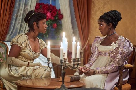 Stream It or Skip It: 'Sense and Sensibility' on the Hallmark Channel, a worthy and entertaining adaptation of Jane Austen's first novel Black Bridgerton, Nigerian Royalty, Deborah Ayorinde, Period Aesthetic, Bridgerton Oc, Bridgerton Ball, Regency Dresses, Regency Era Fashion, Interracial Marriage