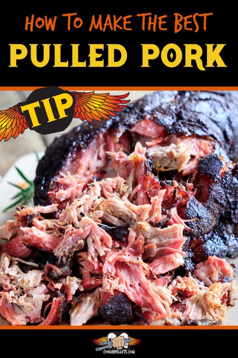 Reheating Pulled Pork Crock Pot, Pellet Grill Pulled Pork, Reheat Pulled Pork, Pulled Pork Smoker Recipes, Pork Loin Pulled Pork, Bbq Business, Grilled Pulled Pork, Smoked Pulled Pork Recipe, The Best Pulled Pork