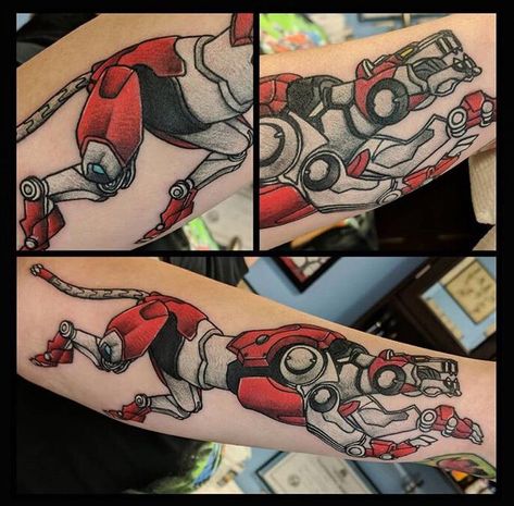 Voltron Tattoo Ideas, Voltron Tattoo, Voltron Merch, Tattoo Collage, Nerd Tattoos, Transformers Humanized, Keith Voltron, Tattoos Inspo, Favorite Tattoos