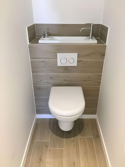 Home Diy - Absolutely Beautiful ❤ Makeover Kamar Mandi, Small Bathroom Pictures, Florida Landscape, Landscaping Florida, Small Toilet Room, Bilik Air, Bad Inspiration, Small Toilet, Toilet Room