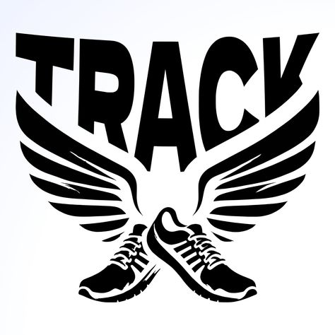 Track Clipart, Track And Field Svg, Track Svg, Track Logo, Shoe Wings, Country Svg, Svg Clip Art, Art Pdf, Track Shoes