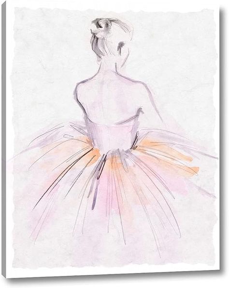 Watercolor Ballerina, Grand Art, Art Print Set, Malbec, New Wall, A Drawing, State Art, Art Sur Toile, Online Wall Art