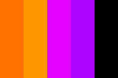 Crazy Colour Palette, Bright Halloween Color Palette, Halloween Color Pallet Ideas, Odd Color Palette, Clown Color Pallete, Crazy Color Palette, Vintage Halloween Color Palette, Halloween Colors Palette, Trippy Color Palette