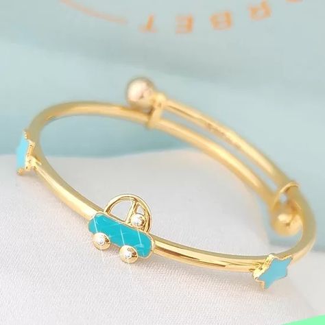 Baby Jewellery Boutique | Gold Nazariya, Baby Bracelet Baby Girl Bangles Gold Indian, Baby Kada Gold, Kids Bracelets Gold, Baby Bangles Indian Gold, Baby Gold Bangles, Baby Bracelet Gold, Baby Jewelry Gold, Baby Jewellery, Kids Bangles