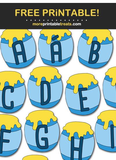 Winnie the Pooh-Inspired Blue Honey Pot Jar Alphabet Infant Room Daycare, Winnie The Pooh Decor, Disney Themed Classroom, Daycare Themes, Blue Honey, Bee Classroom, Preschool Decor, Winnie The Pooh Honey, Infant Classroom