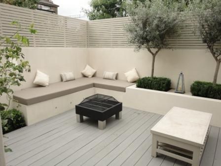 Patio Chico, Moderne Have, Garden Seating Area, Backyard Seating, Budget Garden, Have Inspiration, Contemporary Garden, Garden Seating, Small Garden Design