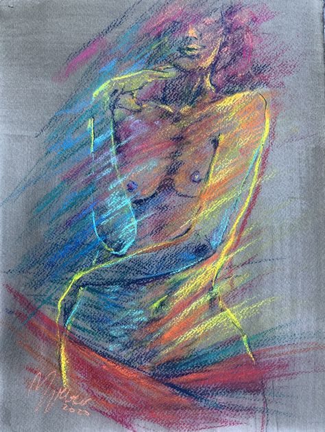 Female Body Art, Body Positivity Art, Painting Bedroom, Female Drawing, Woman Sketch, Art Body, Original Wall Art, Colorful Paintings, Woman Painting