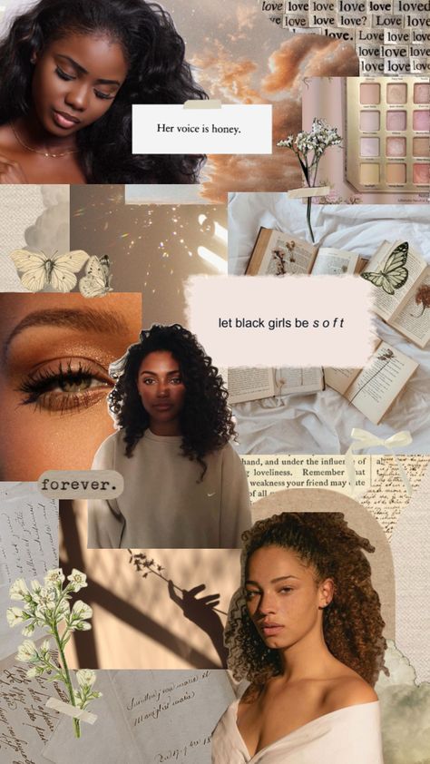 Soft Neutral #softaesthetic #blackwomen #neutral #beauty Softness Aesthetic, Skincare Photo, Glow Getter, 2024 Moodboard, Goddess Braids Hairstyles, Soft Luxury, Black Art Painting, Vanilla Girl, Aesthetic Life