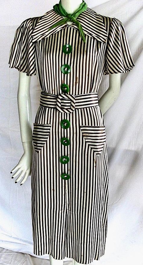 Mid 30s, Buttons Art, 1930's Dresses, Vintage 1930s Dress, Vintage Fashion 1930s, 1930 Fashion, 1930s Dress, 30s Fashion, After All These Years