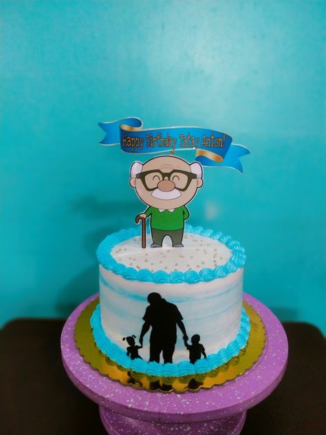 Cake Designs For Grandfather, Birthday Cake For Grandfather, Grandfather Cake, Birthday Cake For Father, Grandfather Birthday, Cake Printing, Indian Cooking Recipes, Father Birthday, Different Cakes