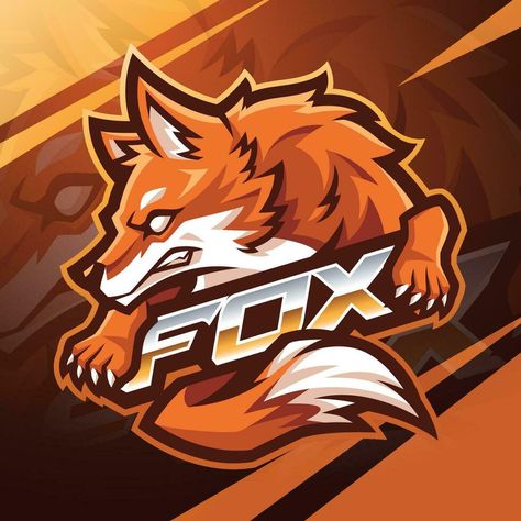 Fox esport mascot logo design Fox Mascot Logo, Fox Logo Design Ideas, Fox Art Illustration, Angry Fox, Firefox Logo, Red Logo Design, Fox Vector, Fox Mascot, Fox Logo Design