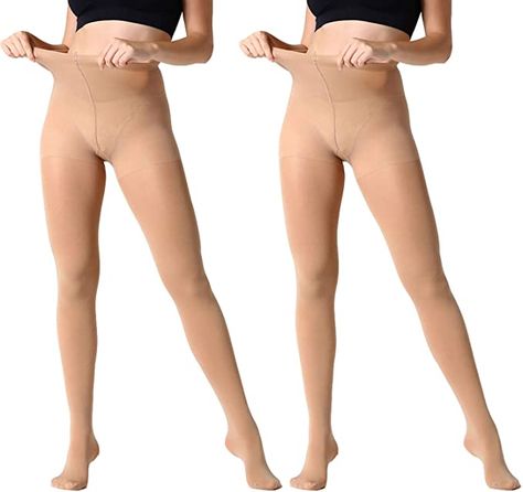 MANZI 1-6 Pairs 70 Denier Run Resistant Control Top Panty Hose Opaque Tights : Amazon.co.uk: Clothing Women's Tights, Panty Hose, Soft Fashion, Footless Tights, Fleece Tights, Womens Thermal, Opaque Tights, Womens Tights, Sun Tan