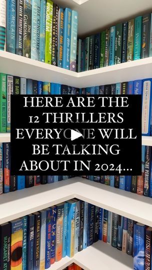 47K views · 4.1K reactions | Looking for 2024 thriller recommendations? Look no further!!

I’m overwhelmed…I’m excited…I’m a little scared. But mostly excited! At first blush, I count 150+ titles publishing in 2024: new thrillers, mysteries, suspense novels, psychological thrillers, cozy mysteries, domestic suspense, medical thrillers, crime thrillers…you get the picture.

A lot to look forward to, and a lot to keep track of. Let Jordy help you. Here are MY personal Top 12 “most-anticipated” thrillers of 2024. This includes a few books I’ve already read and loved and NEED you to prioritize, as well as a few titles I’m eagerly looking forward to.

Make sure to bookmark this post for next time you’re in a bookstore or library, and make sure you’re following @jordys.book.club for all your 202 Thriller Recommendations, Best Psychological Thrillers Books, Good Thriller Books, Suspense Novels, Suspense Books Thrillers, Cozy Mystery Books, Thriller Novels, Suspense Novel, Suspense Books