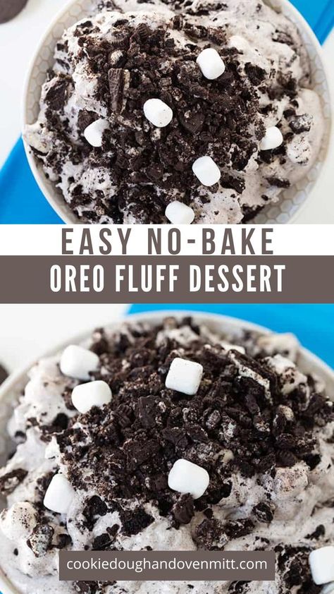 Indulge in a delicious treat without breaking a sweat with our Easy No-Bake Oreo Fluff Dessert! This irresistible creation combines the classic flavors of Oreo cookies and fluffy whipped topping in a simple yet satisfying dessert. With just a few ingredients and no oven required, it's the perfect sweet solution for any occasion! Easy Oreo Fluff, Oreo Fluff Dessert, Cheesecake Fluff, Oreo Fluff, Decadent Chocolate Desserts, Sugar Free Pudding, Fluff Desserts, Chewy Peanut Butter Cookies, Cheesecake Dessert