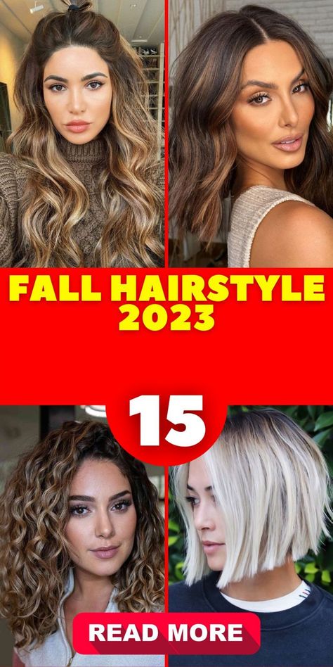 Fall Hairstyle 2023 15 Ideas: Stay on Trend with the Latest Looks Hairstyle 2023, 2023 Ideas, Fall Hair Color Trends, Fall Hairstyles, Fall Hair Cuts, Fall Hair Color For Brunettes, Fall Hair Trends, Winter Hair Color, Hair Color And Cut