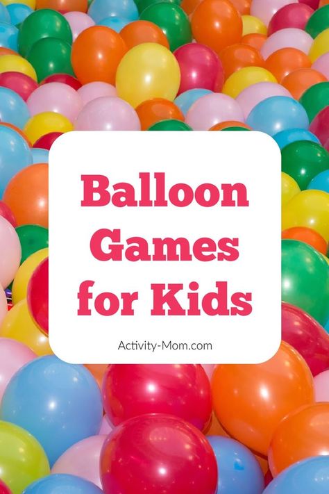 Games For Older Kids, Balloon Games For Kids, Balloon Party Games, Party Games Group, Building Games For Kids, Birthday Games For Kids, Rainy Day Activities For Kids, Balloon Games, Team Building Games