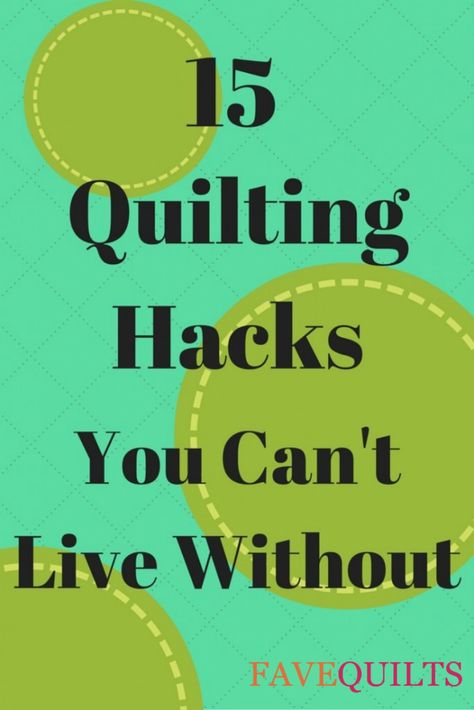 Quilt Hacks Tips, Quilt Hacks, Quilting Hacks, Quilted Crafts, Quilt Supplies, Amish Quilt Patterns, Beginner Quilting Projects, Beginner Quilting, Quilt Techniques