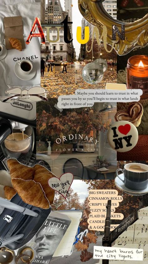 🪩 ny Fall Aesthic Wallpaper, Fall Aesthic, Wallpaper Shuffle, Flower Cafe, Fall Boards, Team Logan, Fall Mood Board, Fall Feels, Dream House Interior