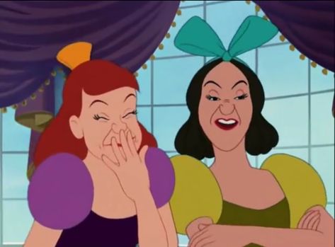 Anastasia And Drizella Aesthetic, Popular Movie Duos, Ginger And Brunette Duo Cartoon, Duo Disney Characters, Best Duos In Cartoons, Duo Movie Characters, Ginger And Brunette Duo Characters, Iconic Girl Duos Characters, Disney Duos Characters