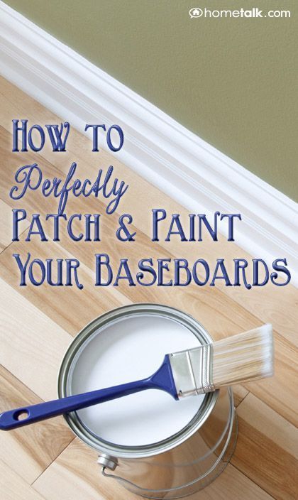 How to Perfectly Patch and Paint Your Baseboards ! Painting Baseboards, Diy Home Decor For Apartments, Paint Tips, Hur Man Målar, Design Apartment, Home Goods Decor, Diy Home Repair, Home Repairs, House Projects