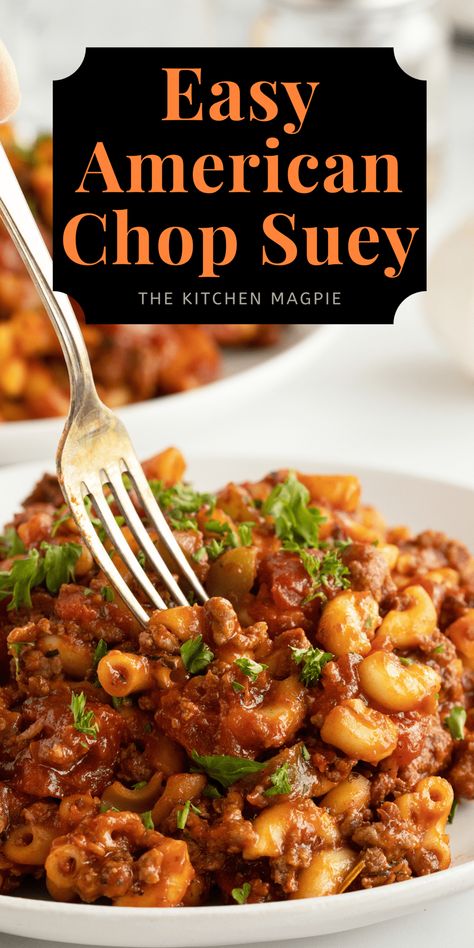 Crock Pot American Chop Suey, Gluten Free American Chop Suey, American Chopped Suey Recipe, Chop Suet Recipes, American Chop Suey Recipe Crockpot, American Chop Suey With Tomato Soup, American Chopped Suey, Crockpot American Chop Suey, America Chop Suey