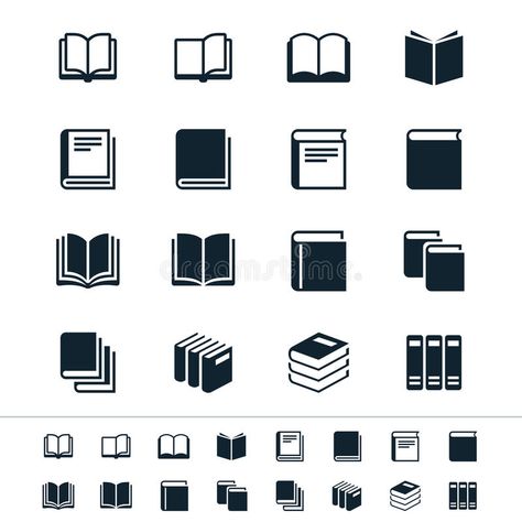 Book icons. Simple icons. Clear and sharp. Easy to resize. No transparency effec , #SPONSORED, #Clear, #sharp, #Simple, #Book, #icons #ad Library Icon, Library Logo, Book Icon, Book Logo, Furniture Logo, Simple Icon, Education Logo, Book Icons, Design Website