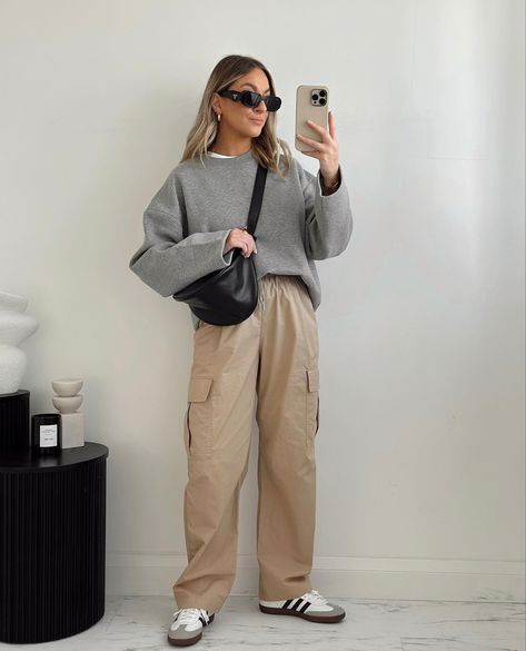 Outfit Con Pantalones Cargo, Outfit Streetwear Girl, Cargo Pants Outfit Winter, Cargo Pants Winter, Shein Aesthetic, Look Shein, Outfit Shein, Streetstyle Aesthetic, Winter Pants Outfit