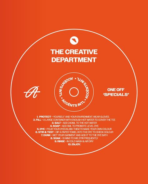 Welcome to the Accènts Creative Department. Create your own ‘one of one’ tee with the DIY Dye Kit. Coming June 2024. 🧪🏁 Creative Department, Diy Dye, One Of One, June 2024, Create Yourself, Create Your, Create Your Own, Dye, On Instagram