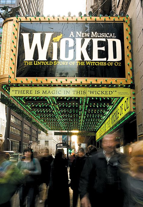 New York Sightseeing, Broadway Wicked, The Witches Of Oz, Wicked Musical, Broadway Plays, Theatre Geek, Land Of Oz, Musical Plays, Defying Gravity