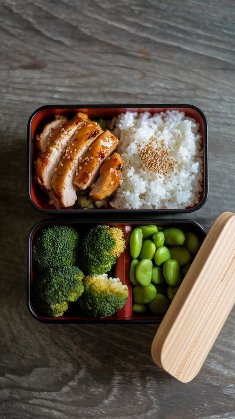 20 Bento Work Lunch Ideas for Your Workday - For Busy Bee's Work Lunch Ideas Bento, Easy Healthy Lunch Box Ideas For Adults, Asian Work Lunch Ideas, Clean Eating Bento Box Ideas, Lunch Box Inspiration, Bento Box Healthy Lunch, Healthy Food Lunch Box Ideas, Lunch To Bring To Work, Heathly Lunches For Work